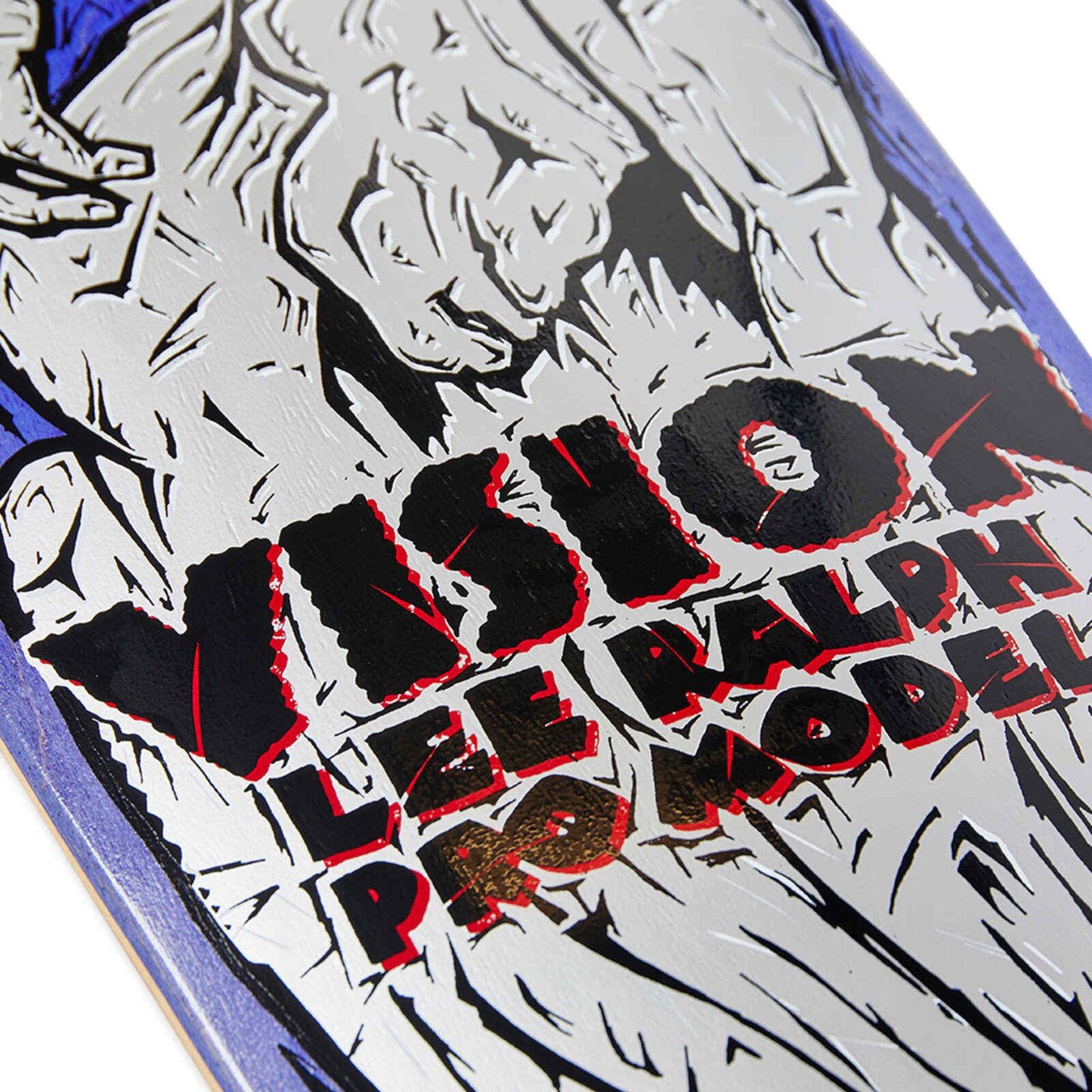 Vision Skateboards Deck Lee Ralph Purple Stain/Silver 10.25" Reissue