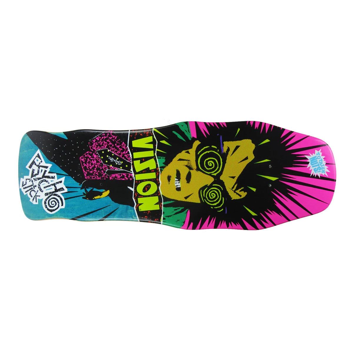 Vision Skateboards Deck Psycho Stick Turquoise Stain 10" Reissue