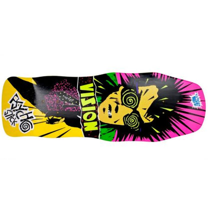 Vision Skateboards Deck Psycho Stick Yellow 10" Reissue