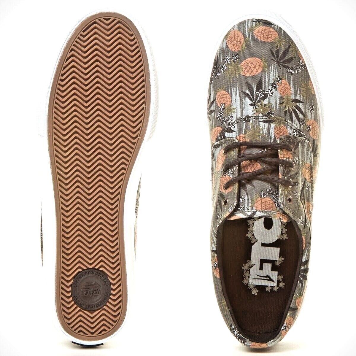 Lakai Shoes Camby x FTC Pineapple Kush Black US SIZE Skateboard Sneakers