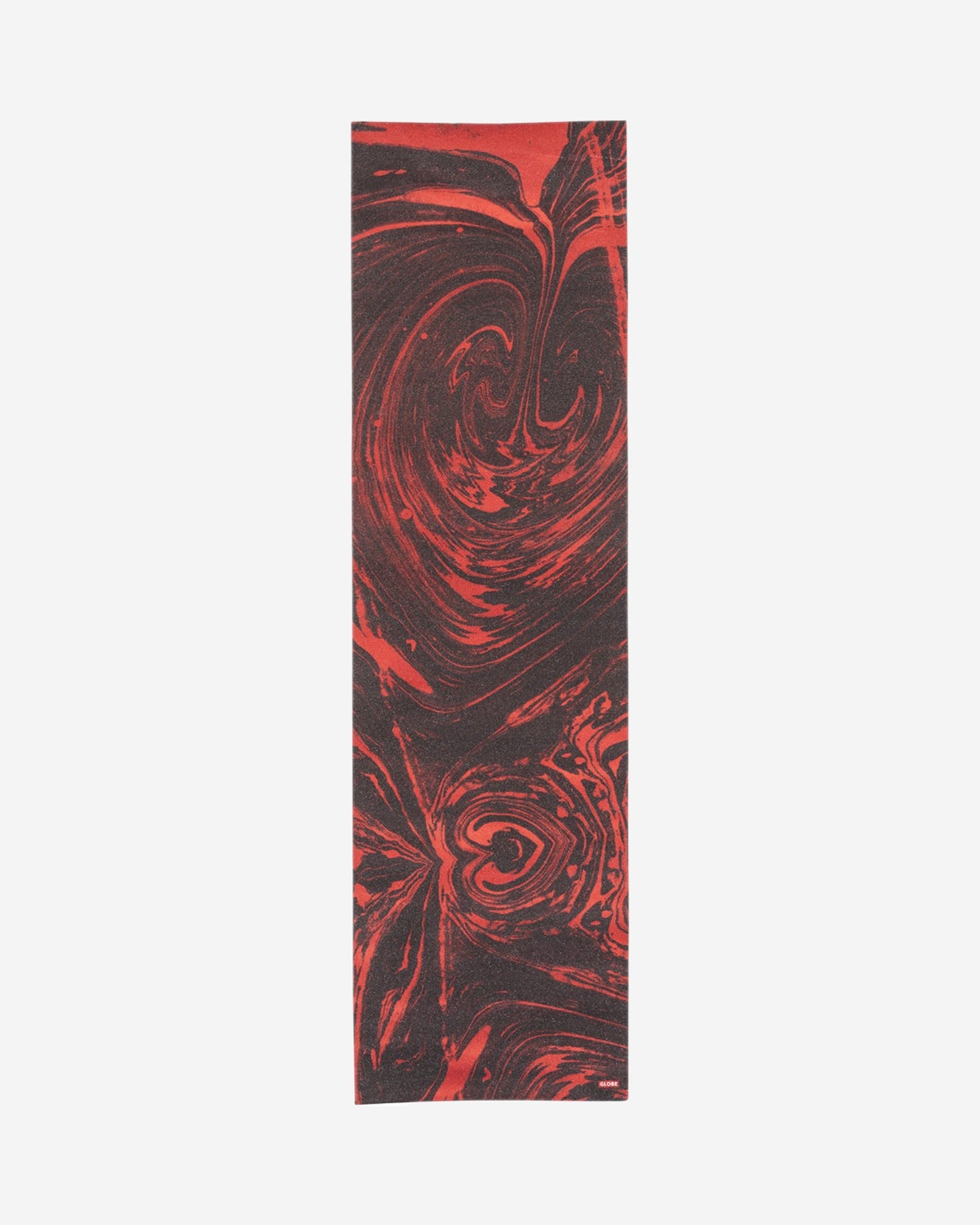 Globe Printed Grip Red Marble Skateboard Griptape