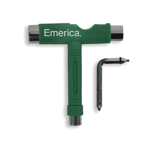 Emerica Shoes Skate Tool Green All in 1 Multi-Function Skateboard T-Tool