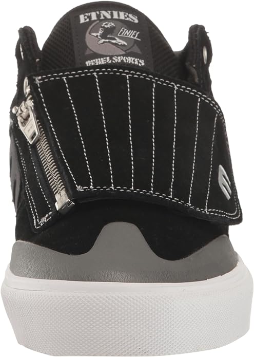 Etnies Shoes Windrow Vulc Mid Andy Anderson Black White Silver Sneakers