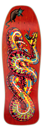 Santa Cruz Skateboard Deck Jeff Kendall Snake Reissue 9 97 Red Matte Finish