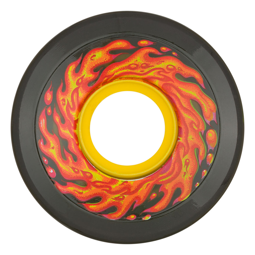Santa Cruz Wheels 54.5mm Flame Mini OG Slime Trans Black 78a Slime Balls