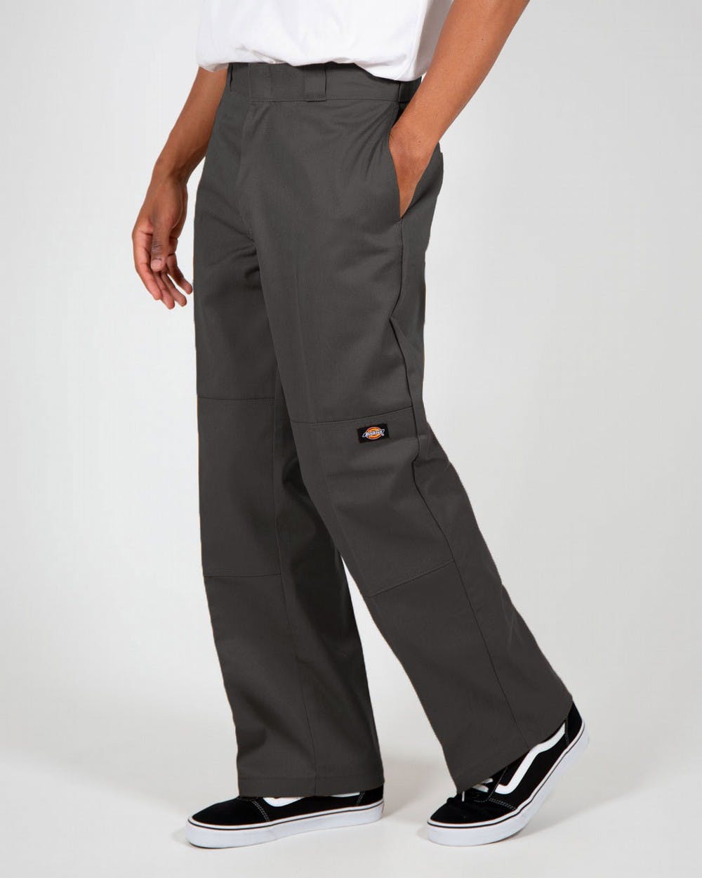 Dickies Pants Double Knee Loose Fit Charcoal 85 283 Skateboard Work Pant