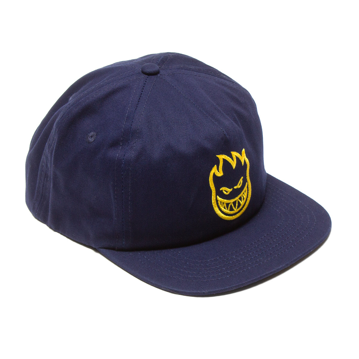 Spitfire Wheels Cap Bighead Navy/Gold Snapback OSFA Skateboard Hat