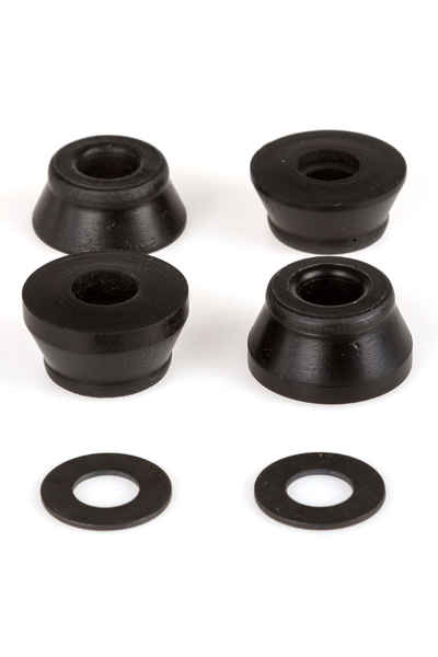 BONES Bushings 4pk Hard Black 96a Hardcore Cushions Skateboard Truck Rubbers
