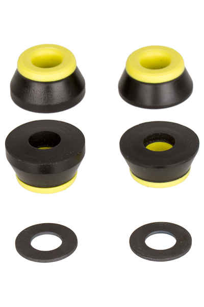 BONES Bushings 4pk Medium Black 91a Hardcore Cushions Skateboard Truck Rubbers
