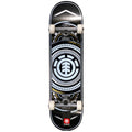 Element Skateboard Complete Hatched Gold Silver 8 Pre Assembled