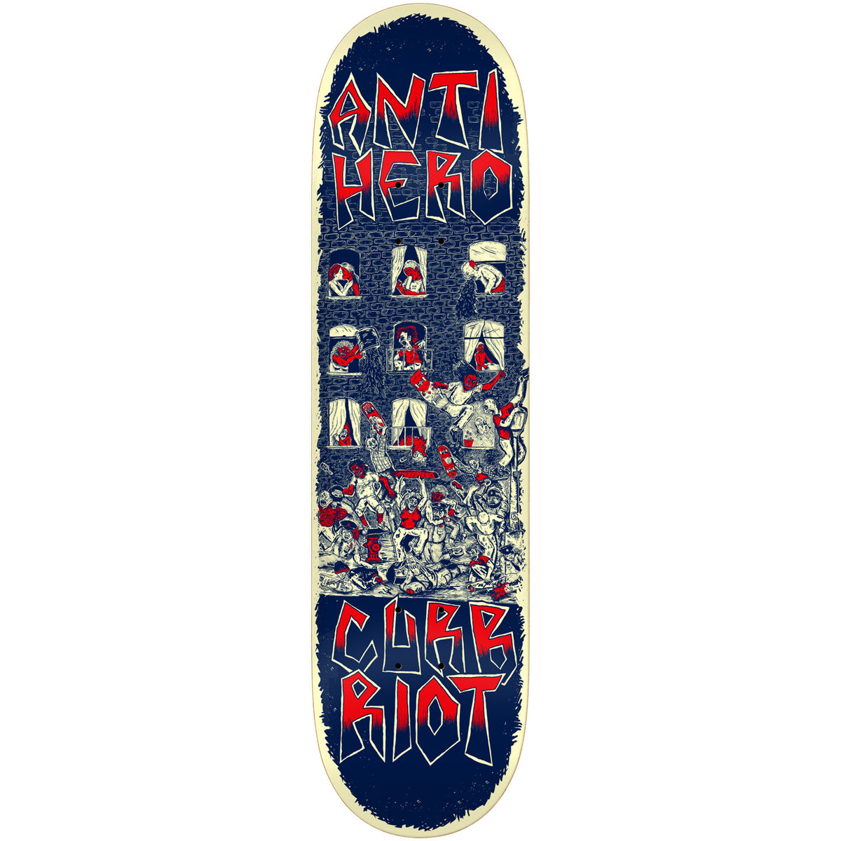 Anti Hero Skateboard Deck Curb Riot 8 5