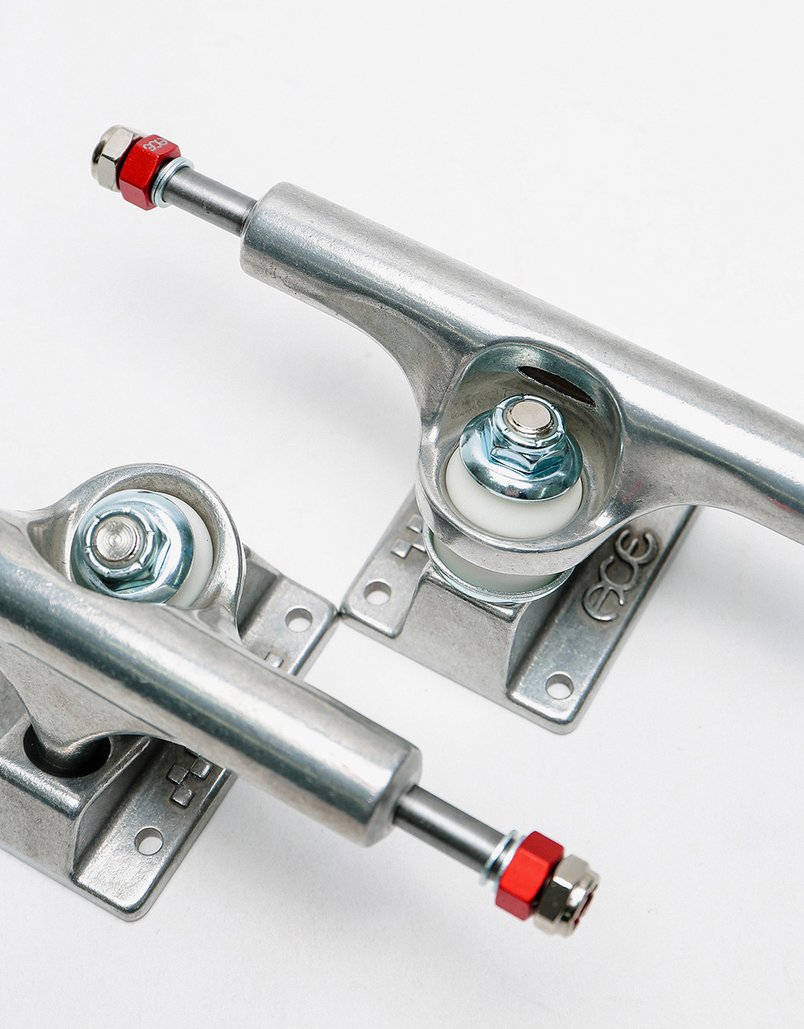 Ace Skateboard Trucks Af1 77 Raw Polished Silver 9 5 Axles