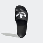 Adidas Originals Shoes Adilette Lite Slides Black White Black Slip On Sandals