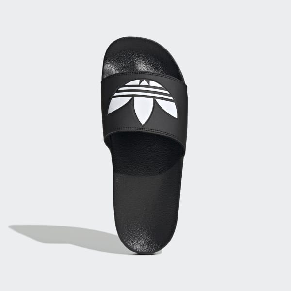 Adidas Originals Shoes Adilette Lite Slides Black White Black Slip On Sandals