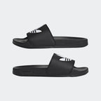 Adidas Originals Shoes Adilette Lite Slides Black White Black Slip On Sandals