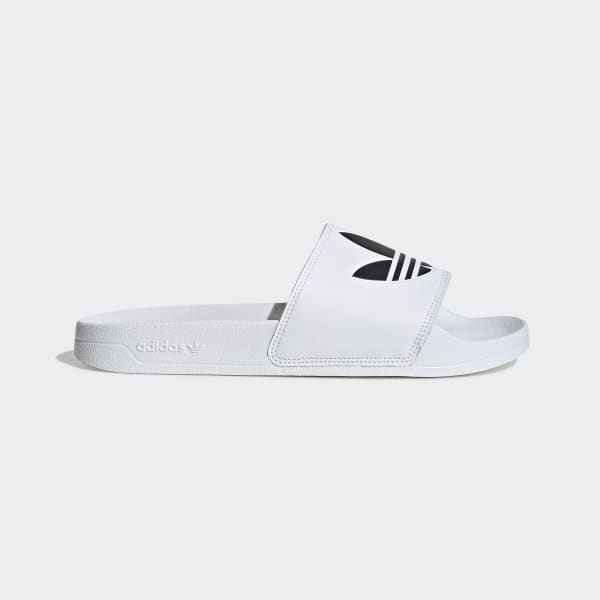 Adidas Originals Shoes Adilette Lite Slides White Black White Slip On Sandals