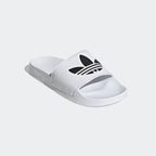 Adidas Originals Shoes Adilette Lite Slides White Black White Slip On Sandals