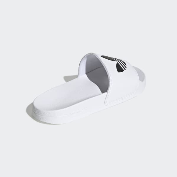 Adidas Originals Shoes Adilette Lite Slides White Black White Slip On Sandals