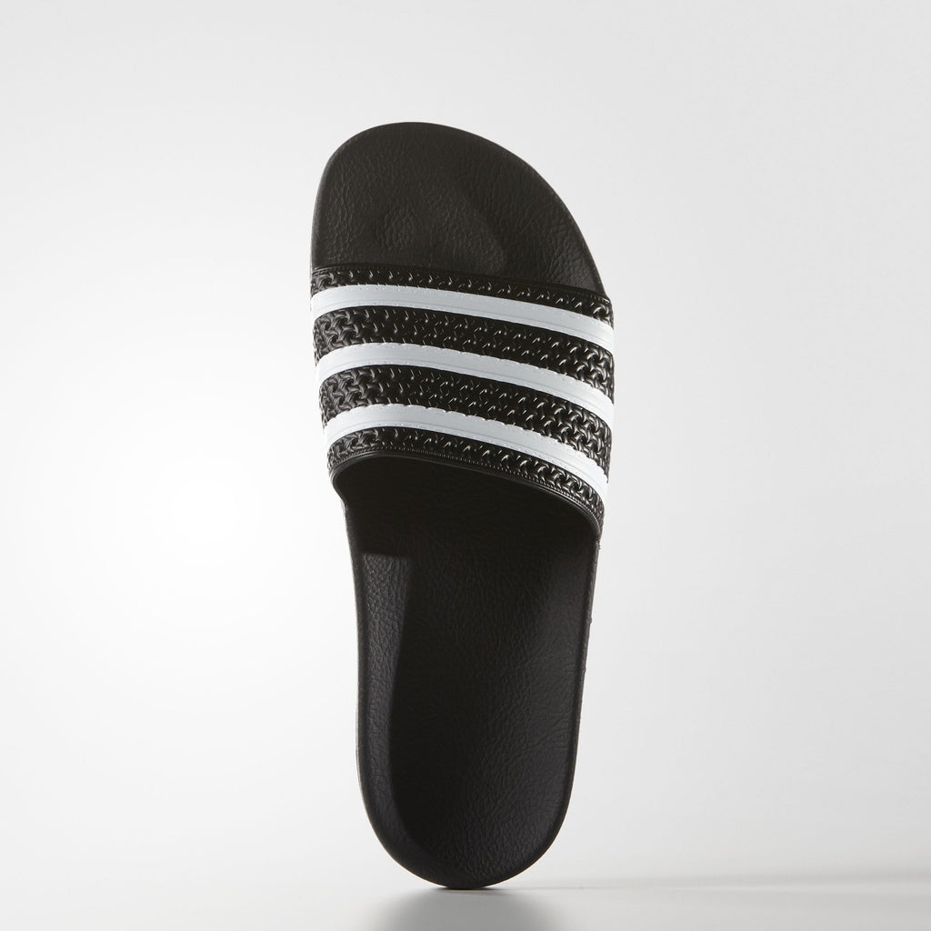 Adidas Originals Shoes Adilette Slides Black White Black Slip On Sandals Unisex