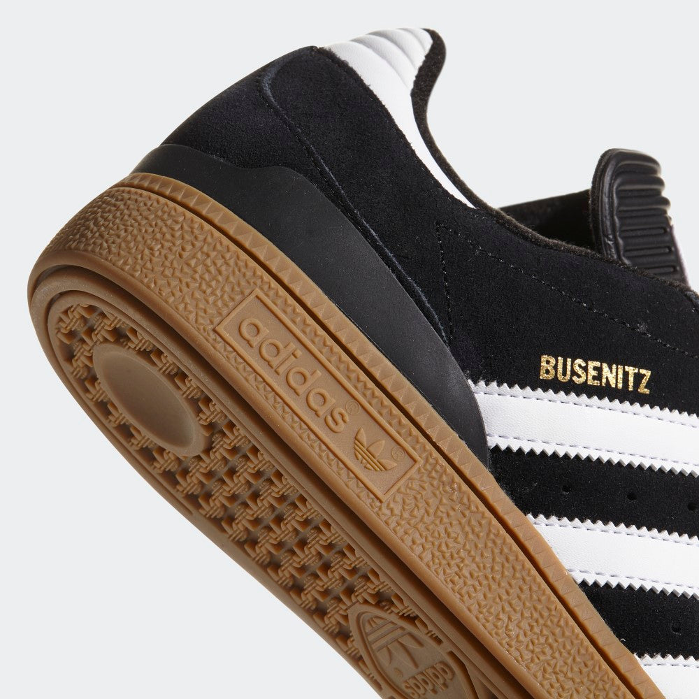 Adidas Shoes Busenitz Black White Gold Gum Skateboard Sneakers Originals