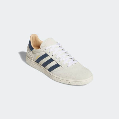 Adidas Shoes Busenitz Vintage Crystal White Legacy Blue Skateboard Sneakers