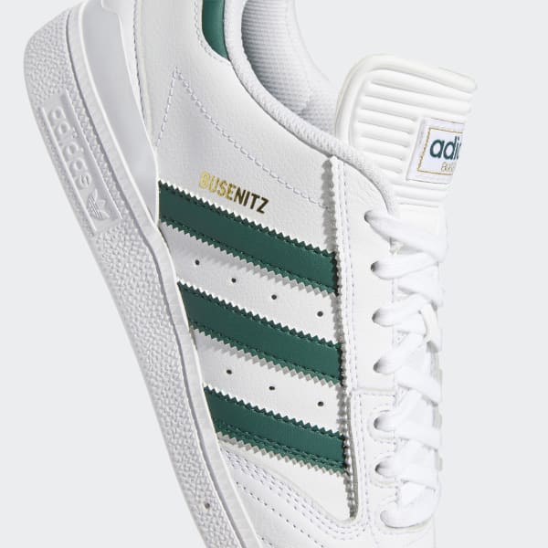 Adidas Shoes Busenitz White Green White Us Size Skateboard Sneakers