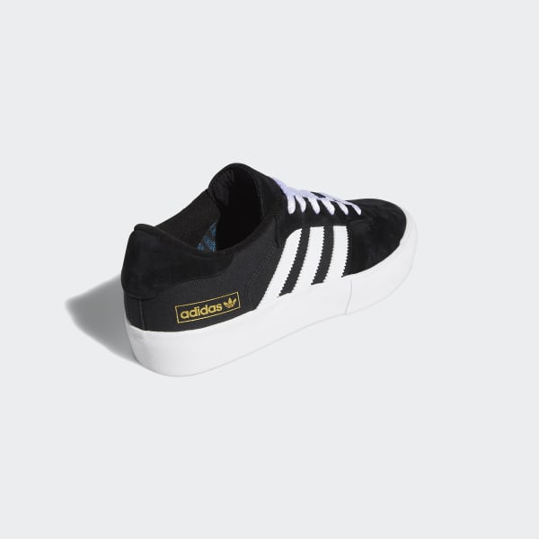 Adidas Shoes Matchbreak Super Black White Gold Us Size Skateboard Sneakers