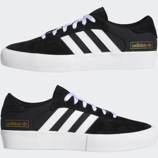 Adidas Shoes Matchbreak Super Black White Gold Us Size Skateboard Sneakers