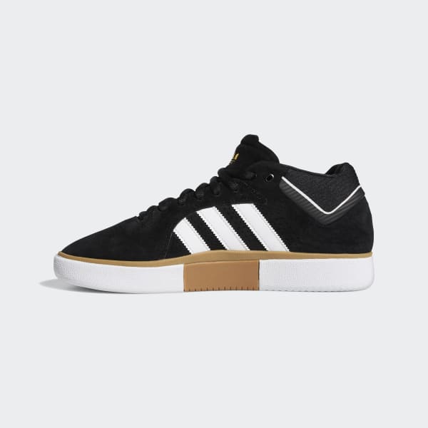 Adidas Shoes Tyshawn Black White Gum Us Size Skateboard Sneakers
