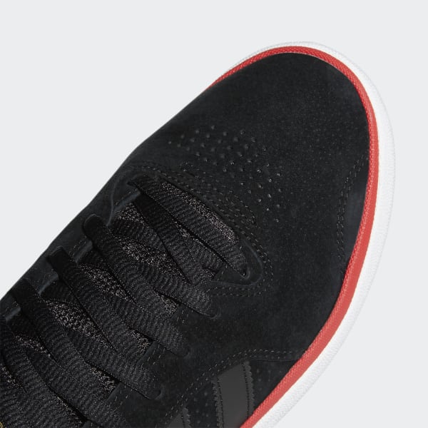 Adidas Shoes Tyshawn Core Black Scarlet Gold Metallic Skateboard Sneakers