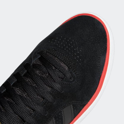Adidas Shoes Tyshawn Core Black Scarlet Gold Metallic Skateboard Sneakers