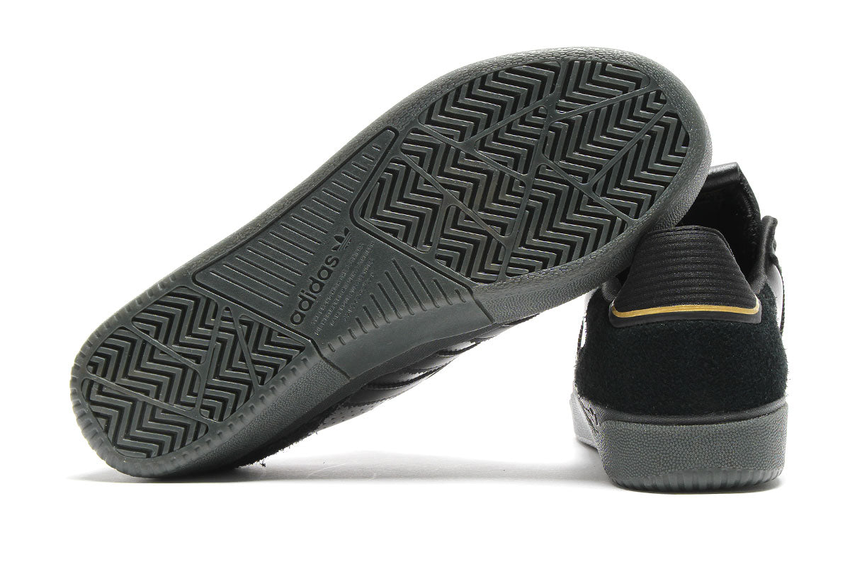 Adidas Shoes Tyshawn Low Black Black Gold Metallic Us Size Skateboard Sneakers
