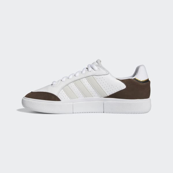 Adidas Shoes Tyshawn Low White Grey Gold Metallic Us Size Skateboard Sneakers