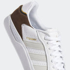 Adidas Shoes Tyshawn Low White Grey Gold Metallic Us Size Skateboard Sneakers