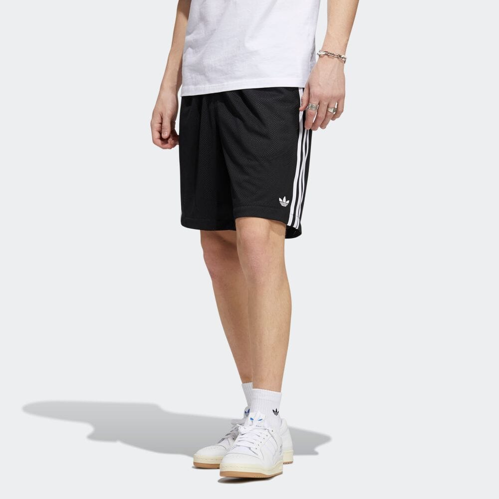 Adidas Shorts Bball Black Carbon White Originals Skateboard Short