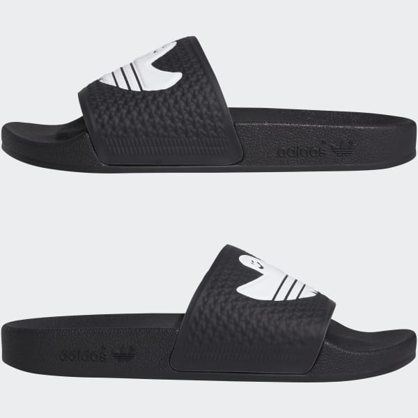 Adidas Slides Shmoofoil Black White Ftw White Gonz Slip On Sandals Unisex