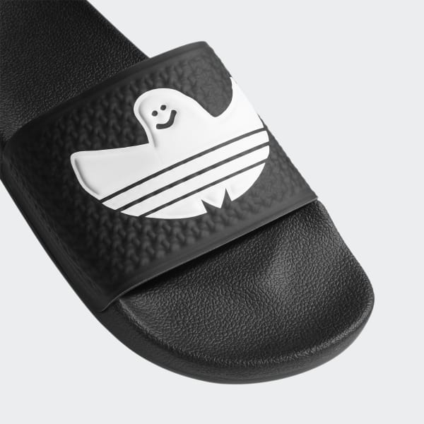 Adidas Slides Shmoofoil Black White Ftw White Gonz Slip On Sandals Unisex