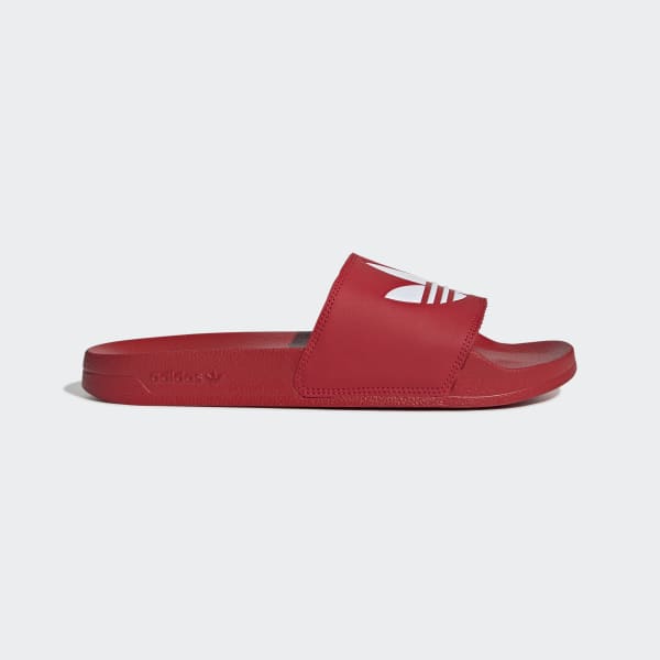 Adidas Originals Shoes Adilette Lite Slides Scarlet White Scarle Slip On Sandals