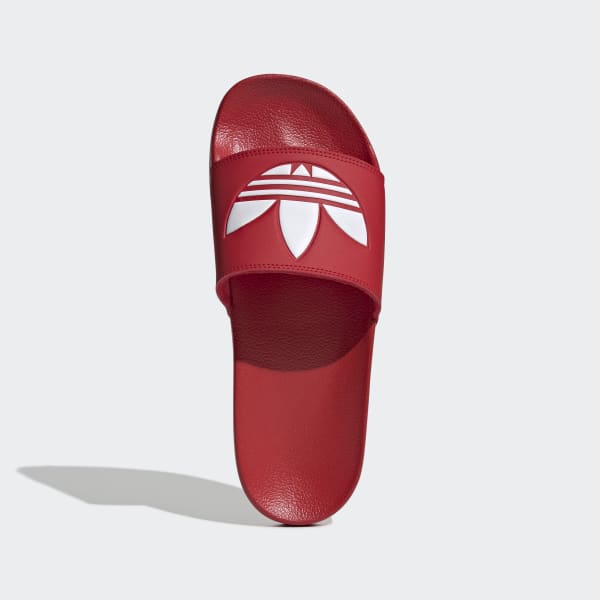 Adidas Originals Shoes Adilette Lite Slides Scarlet White Scarle Slip On Sandals