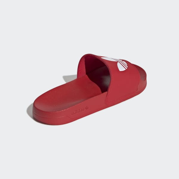 Adidas Originals Shoes Adilette Lite Slides Scarlet White Scarle Slip On Sandals