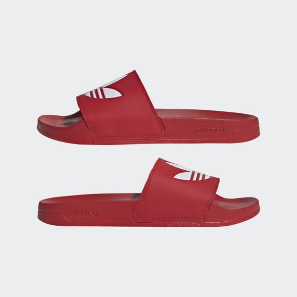 Adidas Originals Shoes Adilette Lite Slides Scarlet White Scarle Slip On Sandals
