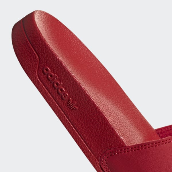 Adidas Originals Shoes Adilette Lite Slides Scarlet White Scarle Slip On Sandals