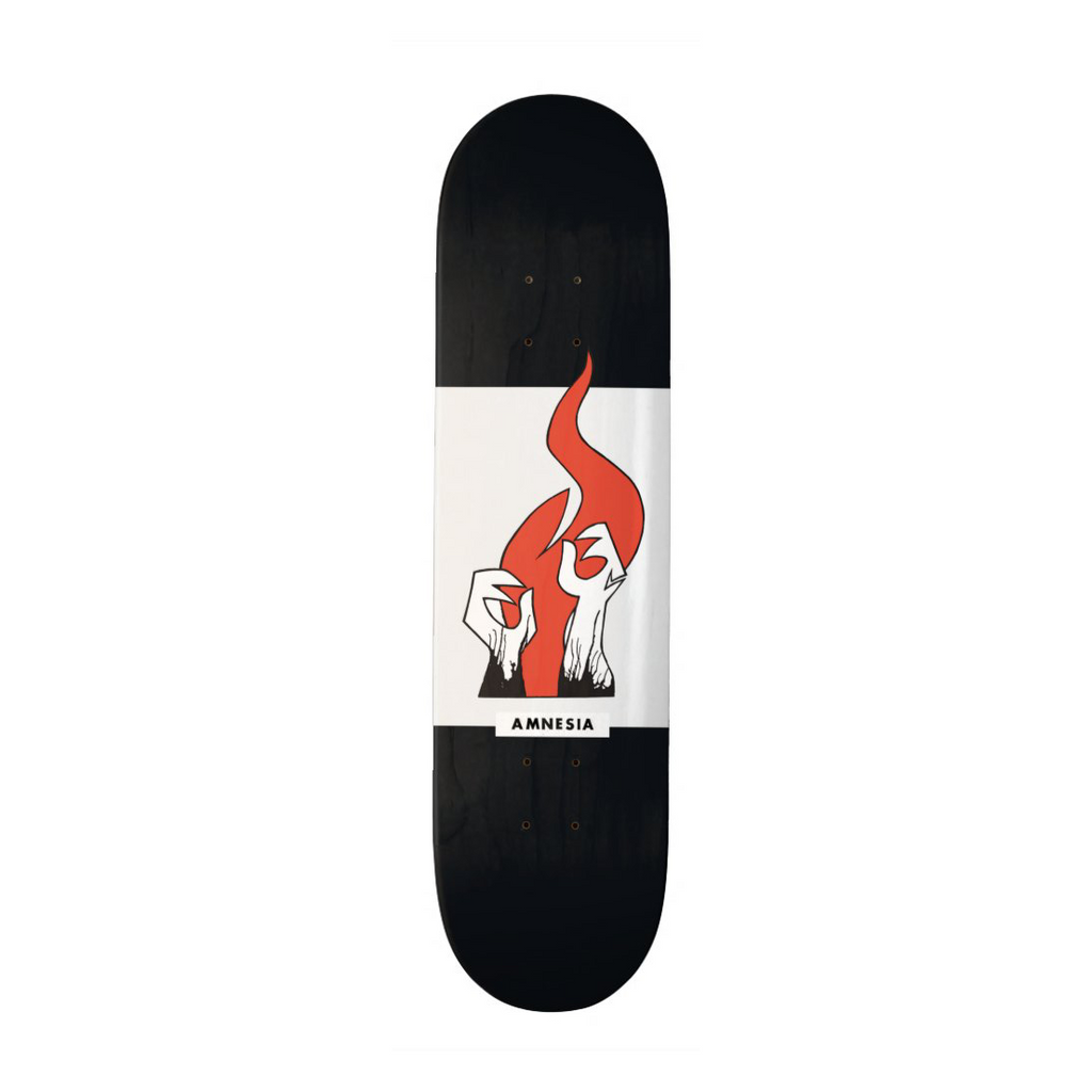 Amnesia Skateboards Deck Og Blood Black 8 5
