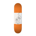 Amnesia Skateboards Deck Og Chalk Orange 8