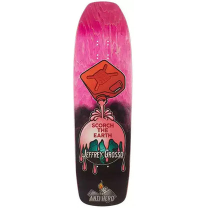 Anti Hero Skateboard Deck JEFF GROSSO Scorch The Earth 9.25"