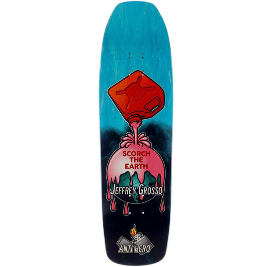 Anti Hero Skateboard Deck JEFF GROSSO Scorch The Earth 9.25"