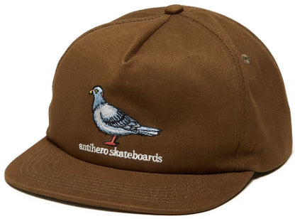 Anti Hero Skateboard Cap LIL PIGEON Olive ADJUSTABLE Snapback Hat