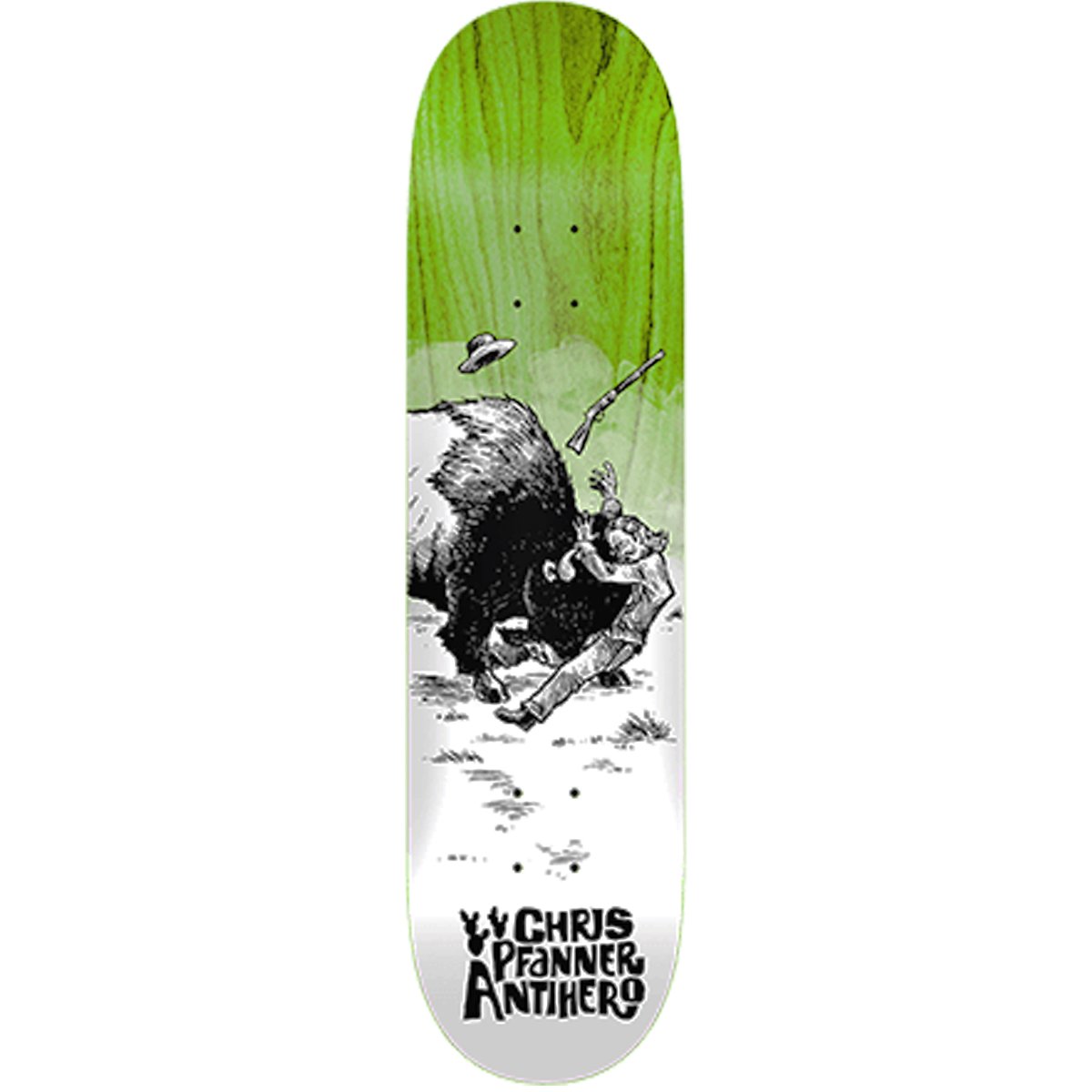 Anti Hero Skateboard Deck West Wasnt Won Pfanner 8 06
