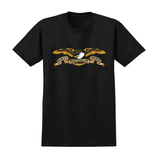Anti Hero Tee OZ Eagle Black New Limitied Australian Edition Skateboard T-Shirt