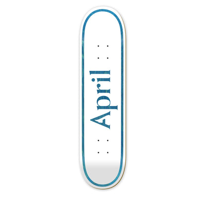 April Skateboard Deck OG Logo Blue 8.38"